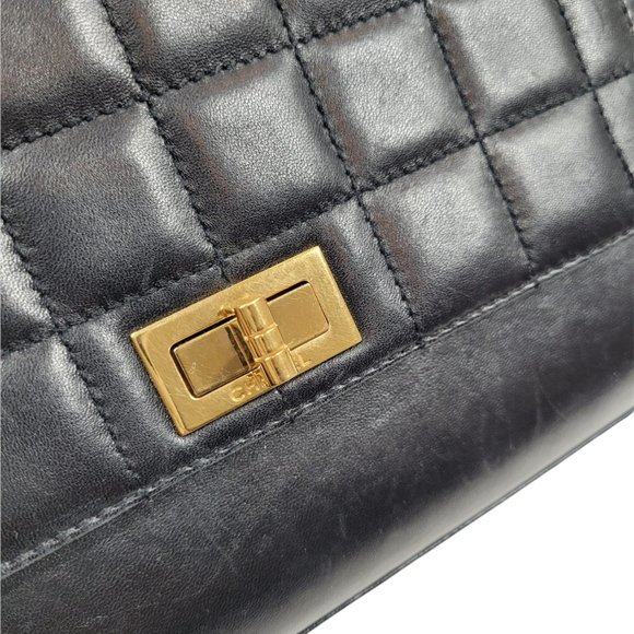 Chanel Black Accordion Mademoiselle Flap Bag - Picture 9 of 12